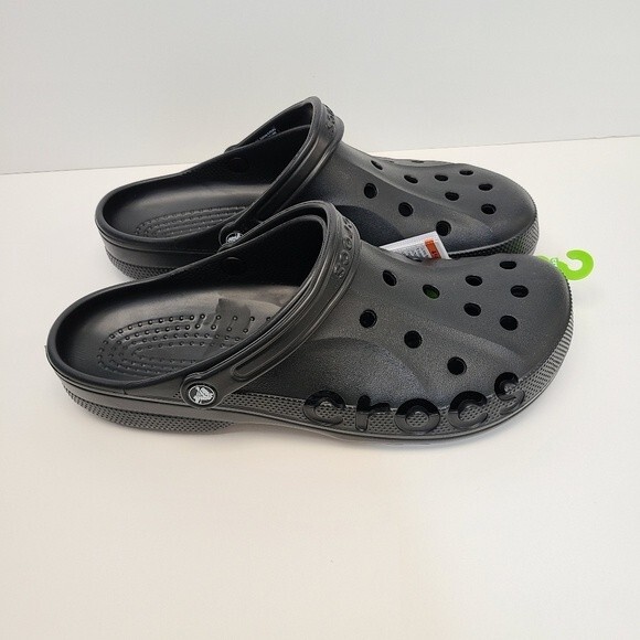 NWT Crocs Mens Black Baya Clog 13 - Picture 2 of 13